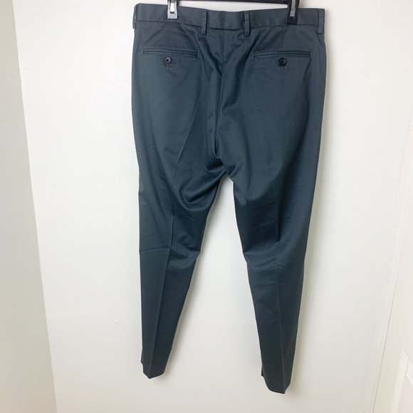 Nordstrom Men non-iron gray chino 35 x 30 - Picture 5 of 6